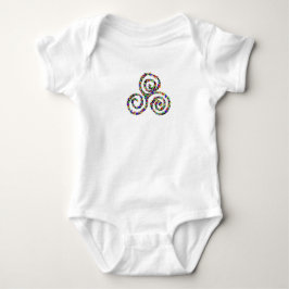 Body Para Bebê Força Triskelion Celta