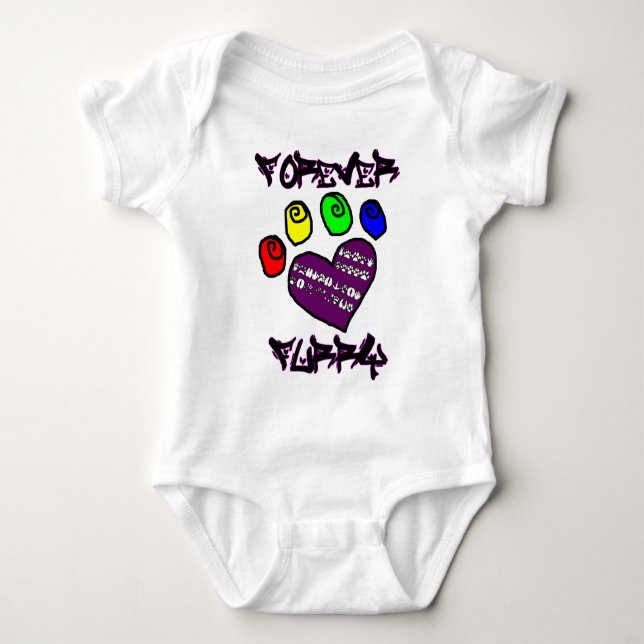 Body Para Bebê Forevery peludo (Frente)