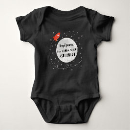 Body Para Bebê Forget princess astronaut foguete universo lua