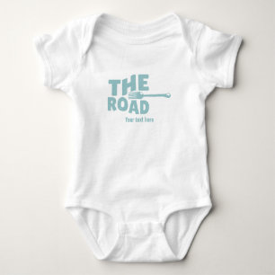 Body Para Bebê Fork na tipografia rodoviária