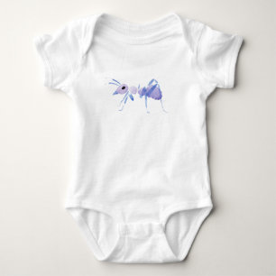 Body Para Bebê Formiga roxa