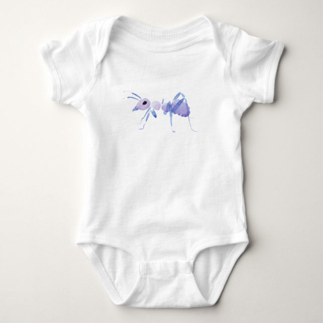 Body Para Bebê Formiga roxa (Frente)