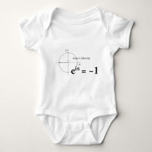 Body Para Bebê Fórmula da matemática da identidade de Euler