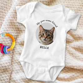 Body Para Bebê Foto de Amigo Pet Fofíssimo