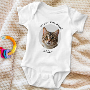 Body Para Bebê Foto de Amigo Pet Fofíssimo
