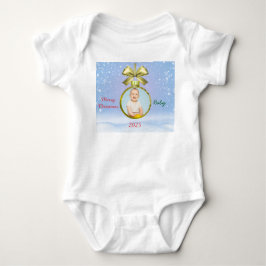 Body Para Bebê Foto Feliz Natal Bebê