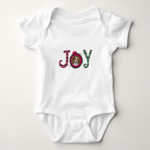 Body Para Bebê foto personalizada do bebê de natal