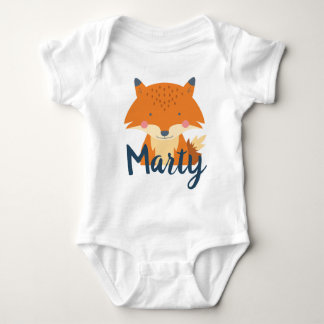 Body Para Bebê Fox Baby Bodysuit personalizado