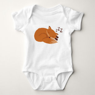 Body Para Bebê Fox sonolento