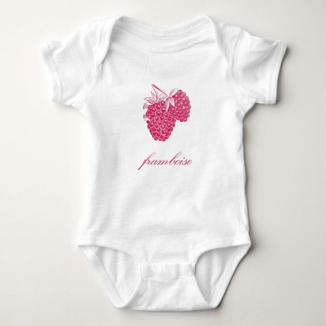 Body Para Bebê Framboise (framboise) (Frente)