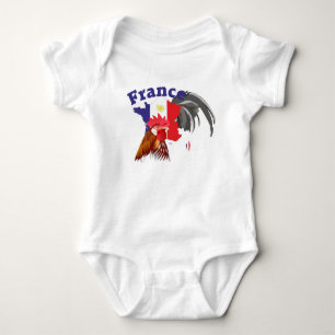 Body Para Bebê França France cia de fra alpargata