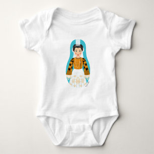 Body Para Bebê Francês, Criança Bigoudène Matryoshka Creeper