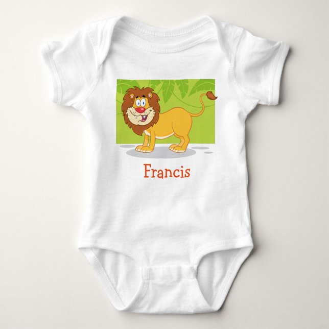 Body Para Bebê FRANCIS baby boy name roupa engraçada (Frente)