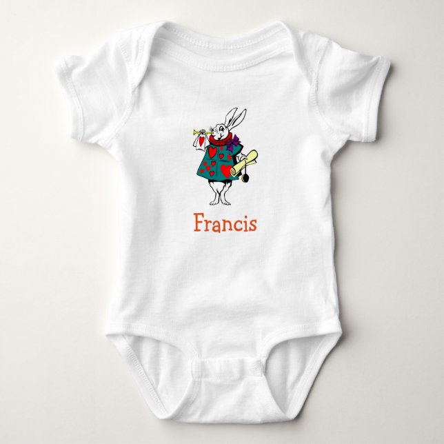 Body Para Bebê FRANCIS baby boy name roupa engraçada (Frente)