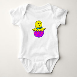 Body Para Bebê Frango de Páscoa
