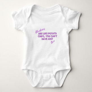 Body Para Bebê Frangos São Como Batatas Fritas Baby Bodysuit – Di