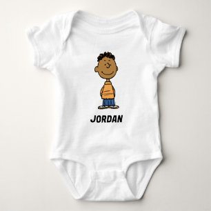 Body Para Bebê Franklin Smiling Adicione seu nome