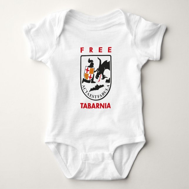 Body Para Bebê Free Tabarnia 3 (Frente)