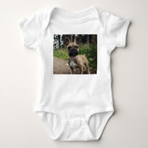 Body Para Bebê French Bulldog Throw Pillow