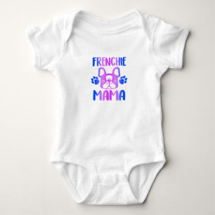 Body Para Bebê Frenchie Mama Bulldog Para Cachorro Mãe Pele Mam