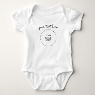 Body Para Bebê Frente e Verso Imprimir Enviar Imagem Adicionar Te