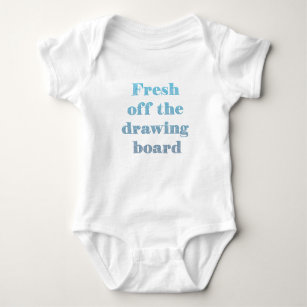 Body Para Bebê Fresco fora da mesa de projecto personalizada