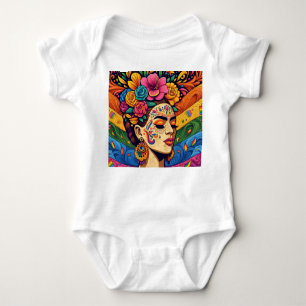 Body Para Bebê Frida inspirada
