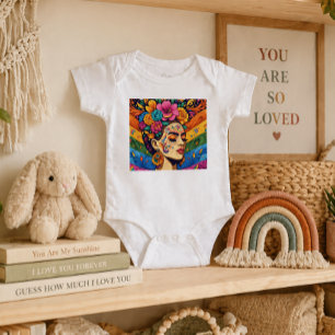 Body Para Bebê Frida inspirada