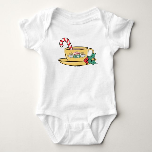 Body Para Bebê FRIENDS™ | Caneca de Natal do Central Perk (Frente)