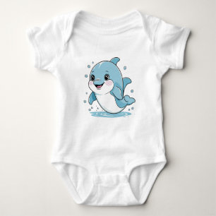 Body Para Bebê Friends Collection Cute Sea Creatures Pastel Color