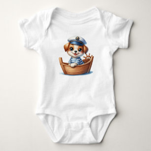 Body Para Bebê "frigideiras para crianças, bicho de aquarela engr