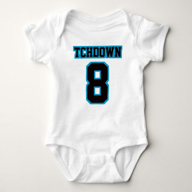 Body Para Bebê Front WHITE BLACK BLUE BodyPROCESSO Jersey (Frente)