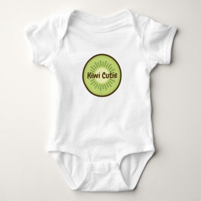 Body Para Bebê Fruta de Kiwi - "Kiwi Cutie" (Frente)