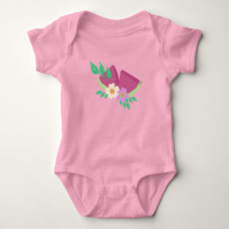 Body Para Bebê fruta de melancia T-Shirt