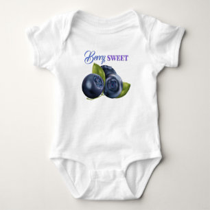 Body Para Bebê Fruta Mirtilo