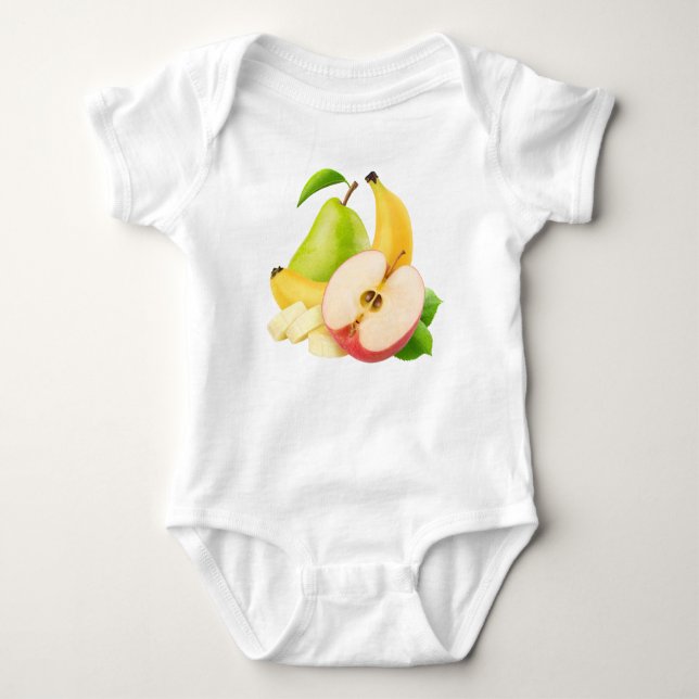 Body Para Bebê Frutas frescas (Frente)