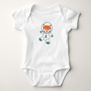 Body Para Bebê Fuchs Voa No Espaço Como Um Foguete Astronauta