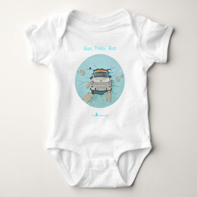 Body Para Bebê Funcionamento, Trabi, funcionamento (Frente)