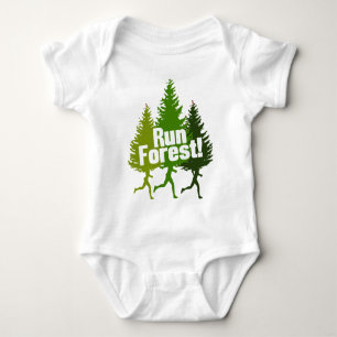 Body Para Bebê Funcione a floresta, proteja o Dia da Terra