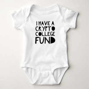 Body Para Bebê Fundo cripto da faculdade