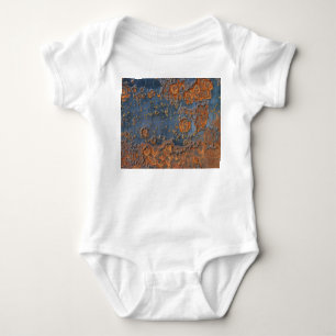 Body Para Bebê Fundo de metal enferrujado texturizado.