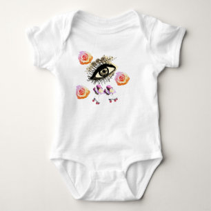 Body Para Bebê Funky Jersey Bodyfit