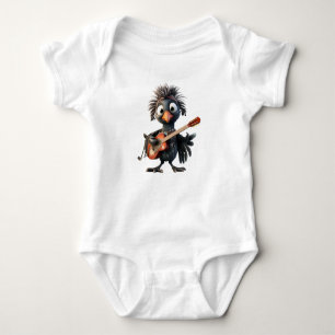 Body Para Bebê Funky Rocker Bird