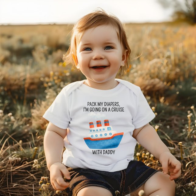 Body Para Bebê Funny Cruise (Criador carregado)