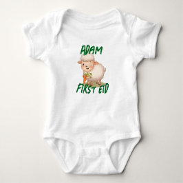 Body Para Bebê Funny cute Baby First Eid Adha funny Baby Name