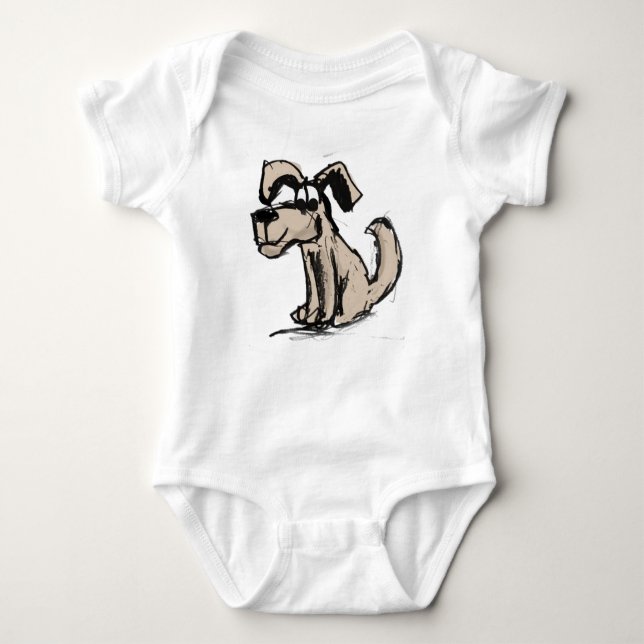 Body Para Bebê Funny Dog (Frente)