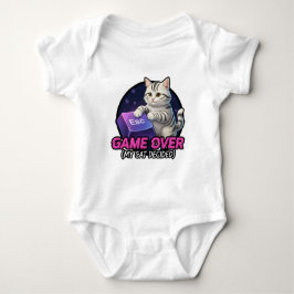Body Para Bebê Funny Gaming Cat Gamer Gift - My Cat Decided Game