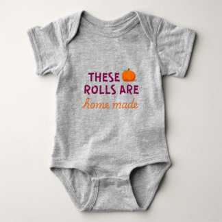 Body Para Bebê Funny Thanksgiving Baby Bodysuit, Cute Fall Baby