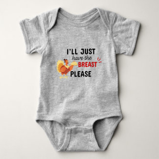 Body Para Bebê Funny Thanksgiving Holiday Baby Bodysuit Humor