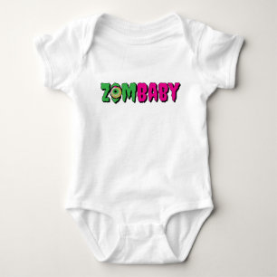 Body Para Bebê Furioso Punny Cute "ZomBaby"